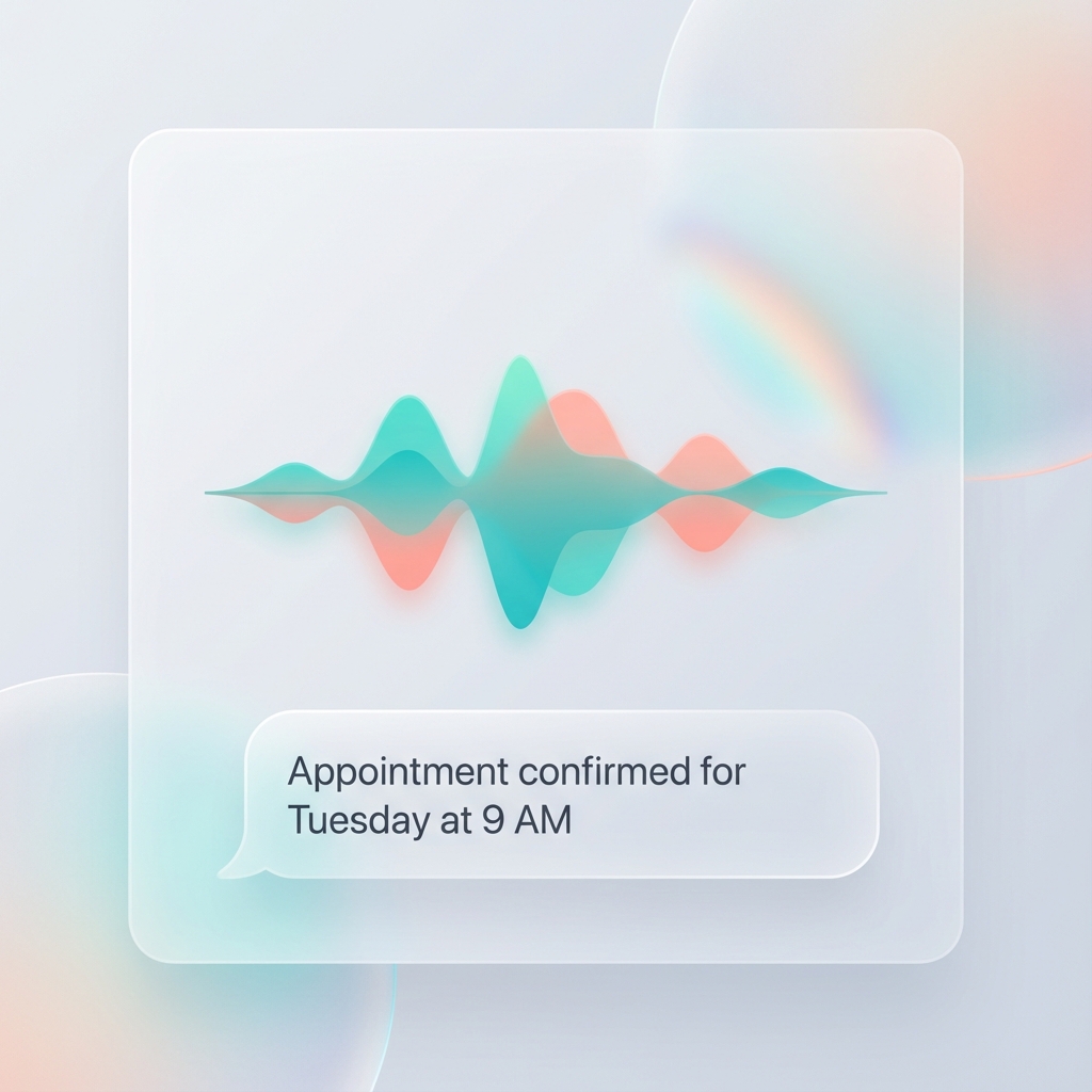 AI Voice Receptionist Visualization